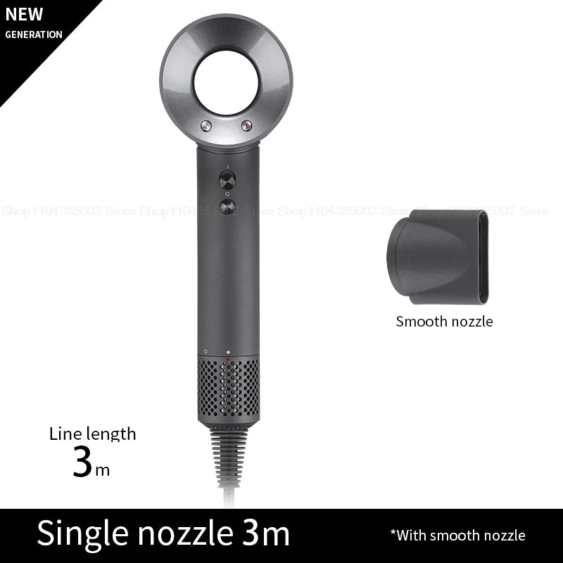 Accessorio Professionale Senza Lame per Asciugacapelli Dyson, Ioni Negativi, Asciugatura Rapida, Potente, per Casa, con Funzione Anti-Crespo, Elettrico