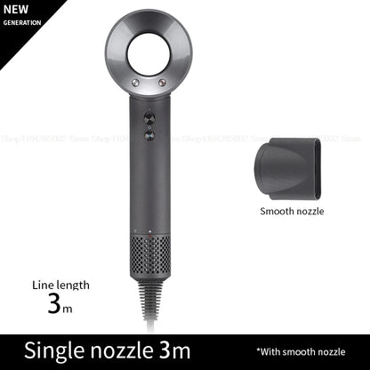 Accessorio Professionale Senza Lame per Asciugacapelli Dyson, Ioni Negativi, Asciugatura Rapida, Potente, per Casa, con Funzione Anti-Crespo, Elettrico