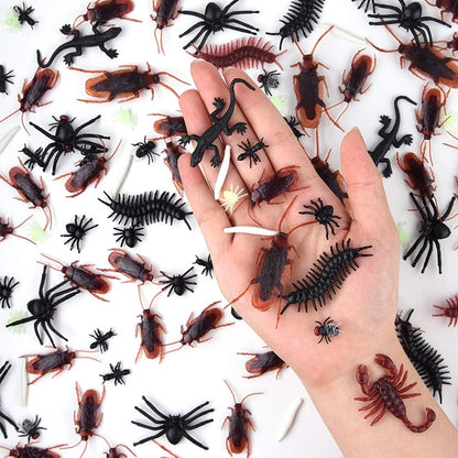 Insetti Finti Ragno Millepiedi Scorpione Plastica Bambini
