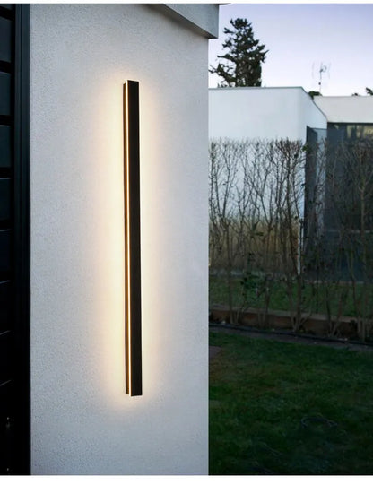 Lampada da Parete per Esterni Impermeabile con Striscia Led Ip65 Illuminazione per Giardino Scale e Soggiorno