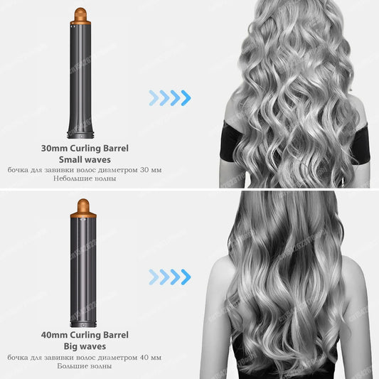Nuovo Multil Hair Styler Asciugacapelli automatico per arricciare Asciugacapelli ad aria calda/fredda 1300W Piastra per capelli Curling Barrel Spazzola Asciugacapelli per salone