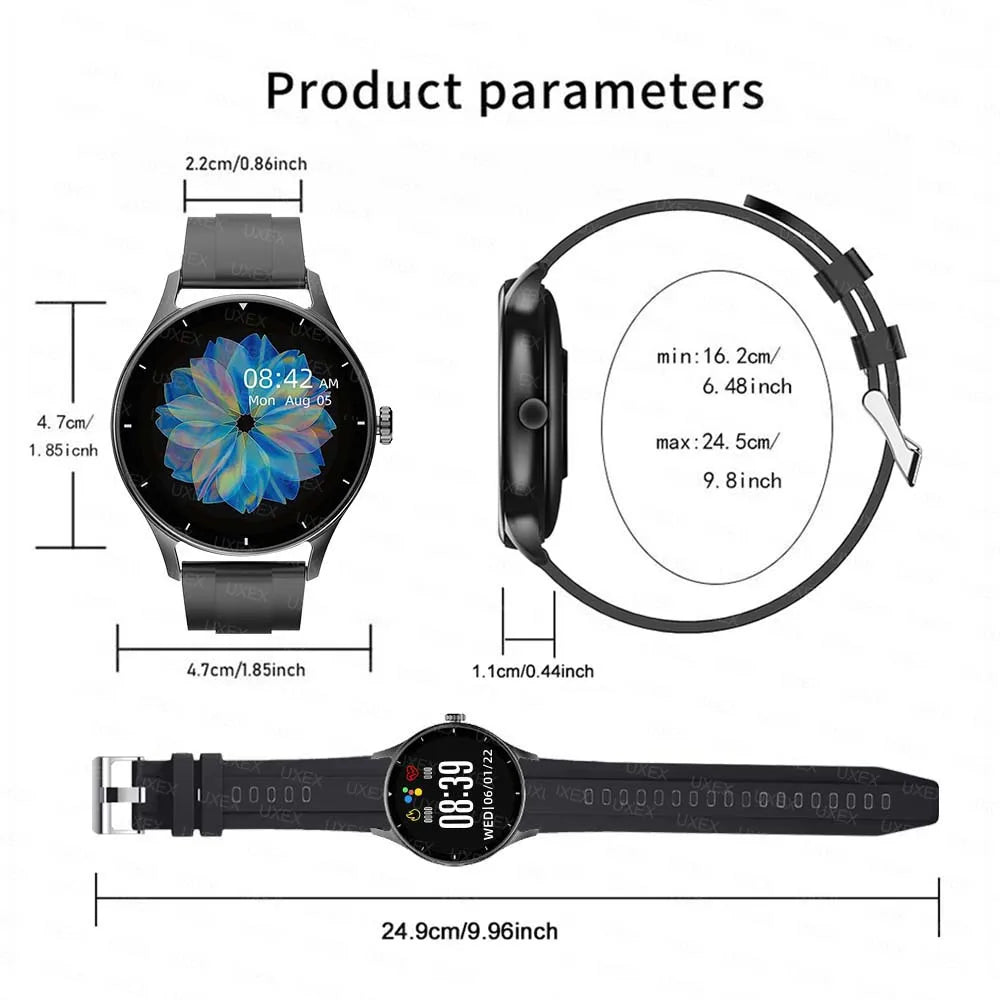 Orologio Intelligente Alla Moda Con Schermo Da 1,55 Pollici Hd Controllo Chiamate Bluetooth E Monitoraggio Attività