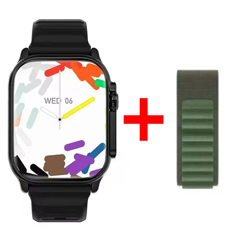 Nuovo Smartwatch 2026 Watch 10 Ultra 49mm con NFC, GPS, Chiamate Bluetooth, Musica BT, Giochi e Ricarica Wireless per Uomo e Donna