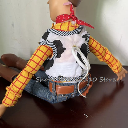 Toy Story 4 Talking Woody Jessie Action Figure Sing Soft Cute Anime Figure Decorazione Compleanno Modello Regalo Giocattoli