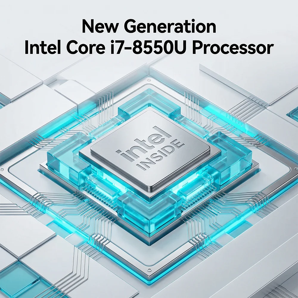 NUOVO MINI PC Computer Windows 11 Intel Core i7-8550U 16GB/32GB RAM 1TB/2TB SSD Mini PC da gioco Desktop Computer Supporta 4K HD