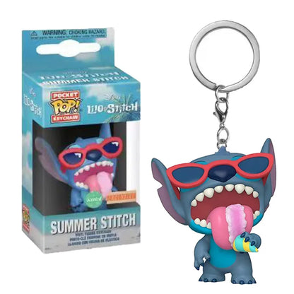 Nuovi Stili di Portachiavi Funko Pocket Pop: Mickey Mouse, Minnie, Donald Duck, Stitch, Angel, Elvis, TIKI, Lilo, Scrump, Giocattoli in Vinile