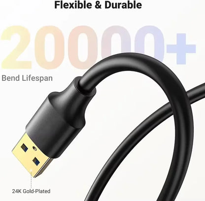 Cavo Di Prolunga USB 3.0 2.0 Estensione Dati Veloce Per PC Laptop Smart TV Xbox One