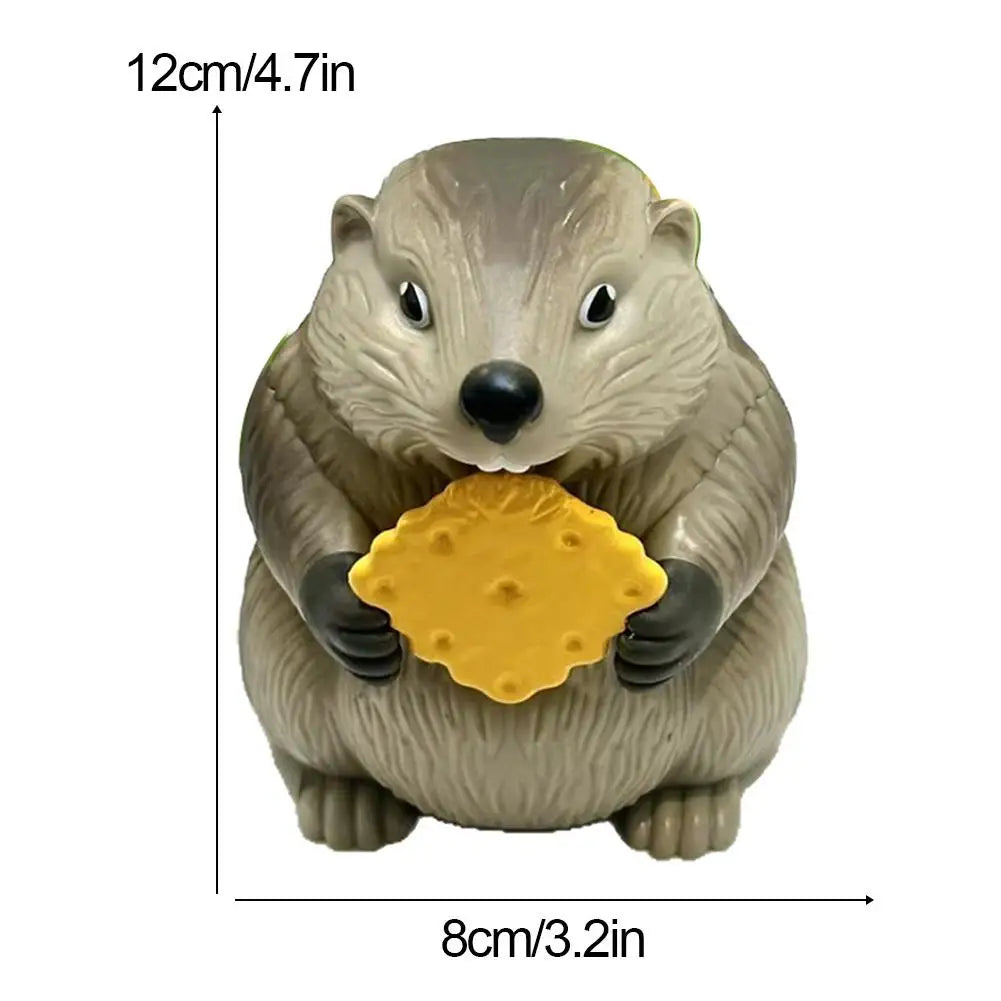 Giocattolo Marmotta Antistress Sonoro Da Scrivania, Divertente Gioco Da Ufficio E Casa