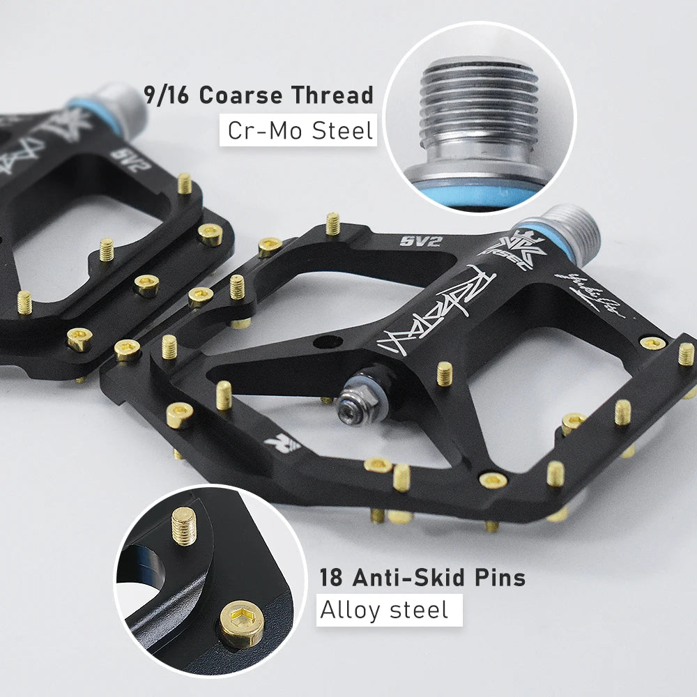 Pedali Per Mountain Bike KRSEC Ultraleggeri In Alluminio CNC Con Cuscinetti Sigillati E Perni