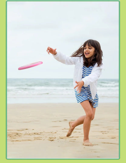 Frisbee Gomma Morbida Per Bambini Sicuro Per Gioco All'Aperto Spiaggia Giardino Unisex