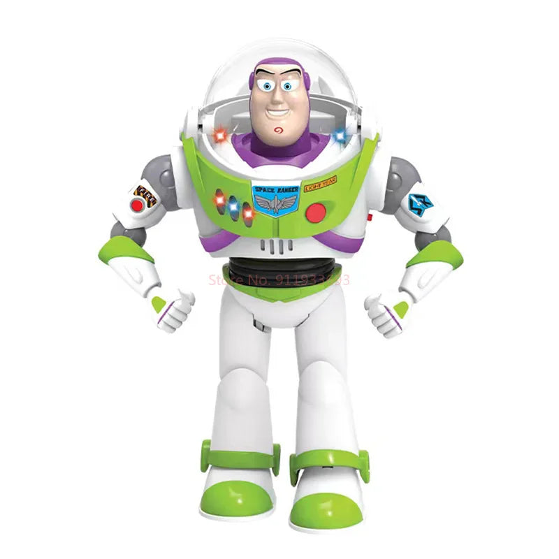 Nuovo disponibile Toy Story Buzz Lightyear Robot da passeggio elettrico bambola Action Figure Pixar modello giocattolo adatto per regalo di compleanno per bambini