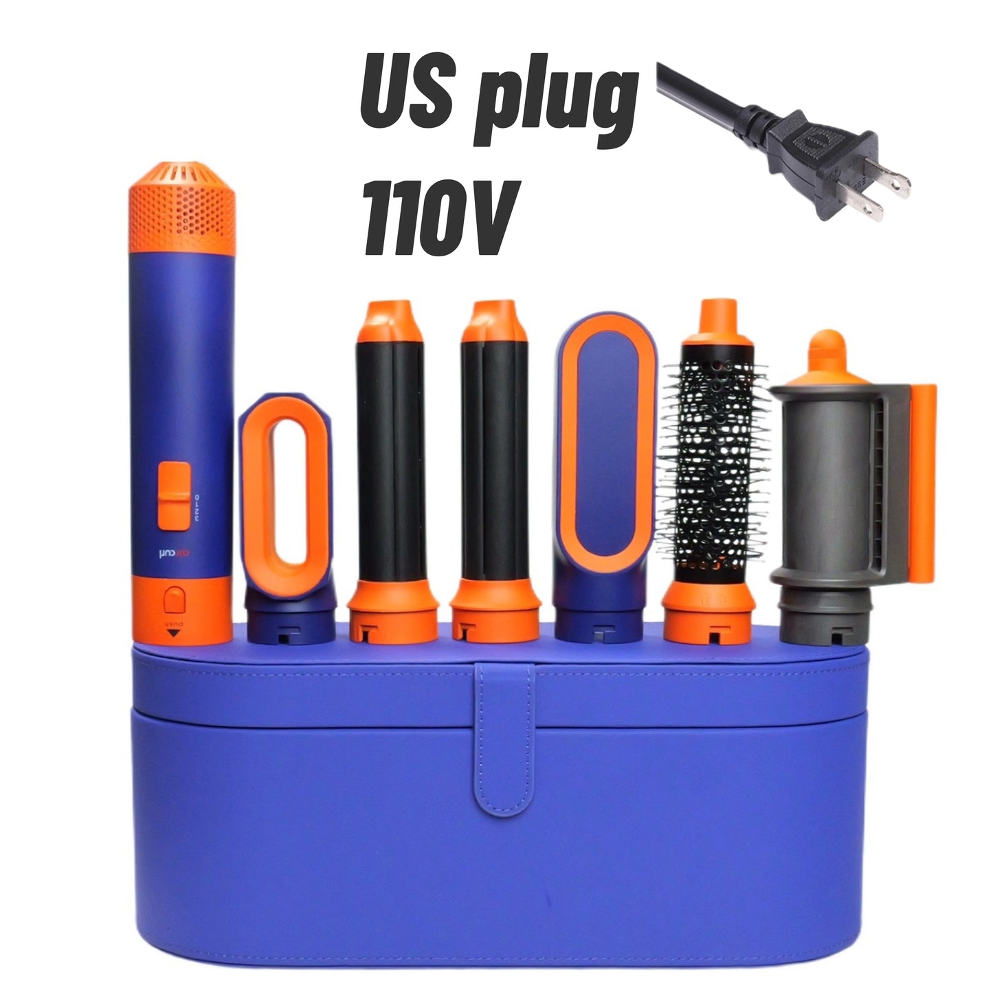 Styler per capelli 6 in 1 Nuovo asciugacapelli liscio per capelli styler per capelli 6 in 1 con barile di arricciatura Spazzola ad aria calda Strumento per lo styling MultiStyler