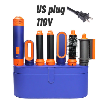 Styler per capelli 6 in 1 Nuovo asciugacapelli liscio per capelli styler per capelli 6 in 1 con barile di arricciatura Spazzola ad aria calda Strumento per lo styling MultiStyler