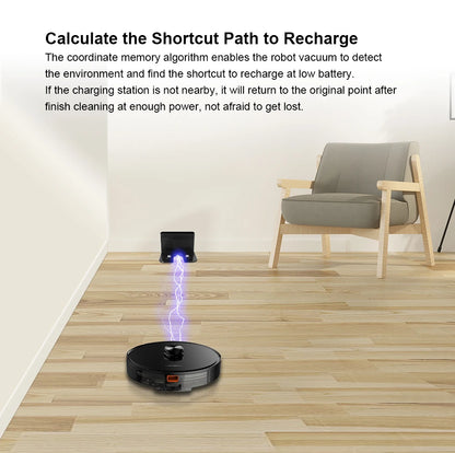 (codice promozionale:AEAE10) Liectroux Robot aspirapolvere, navigazione Laser, aspirazione 6500pa, mappa Multi-pavimento, straccio bagnato a forma di Y, zona No-Go APP personalizzata,