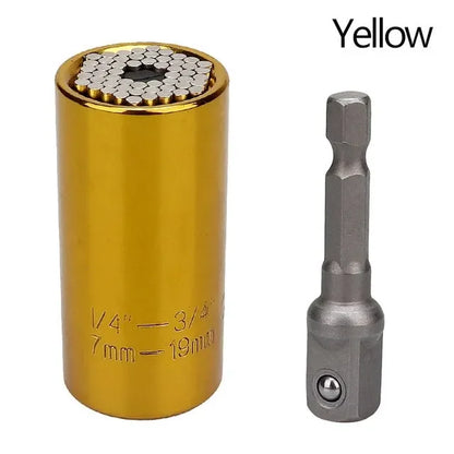 Onnfang 7-19/11-32mm chiave a cricchetto universale testa a bussola universale, chiave a bussola per uso domestico/chiave per utensili manuali