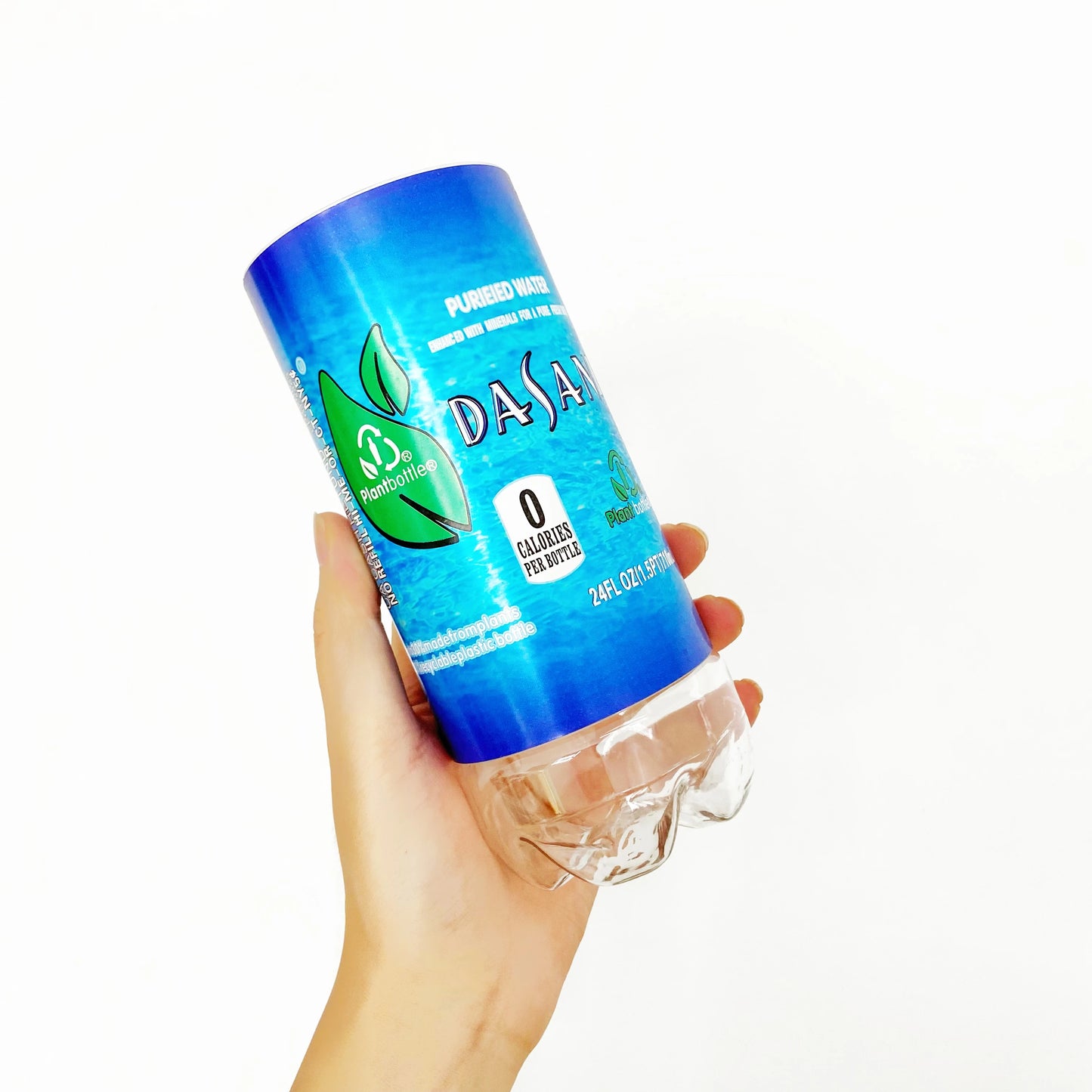 Dasani Stash Bottiglia Riutilizzabile, Sicura e a Prova di Odore, Uso Alimentare, Design Moderno