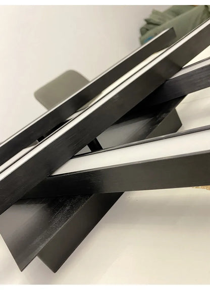 Plafoniera Moderna In Alluminio Spazzolato Per Soggiorno E Camera Da Letto Luce Diffusa Design Minimalista