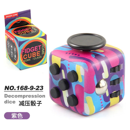 Dadi Di Decompressione Fidget Monocolore Per Sollievo Dallo Stress Rilascio Ansia Adulti E Bambini