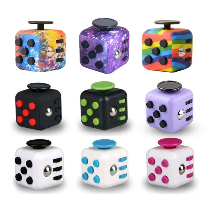 Dadi Di Decompressione Fidget Monocolore Per Sollievo Dallo Stress Rilascio Ansia Adulti E Bambini