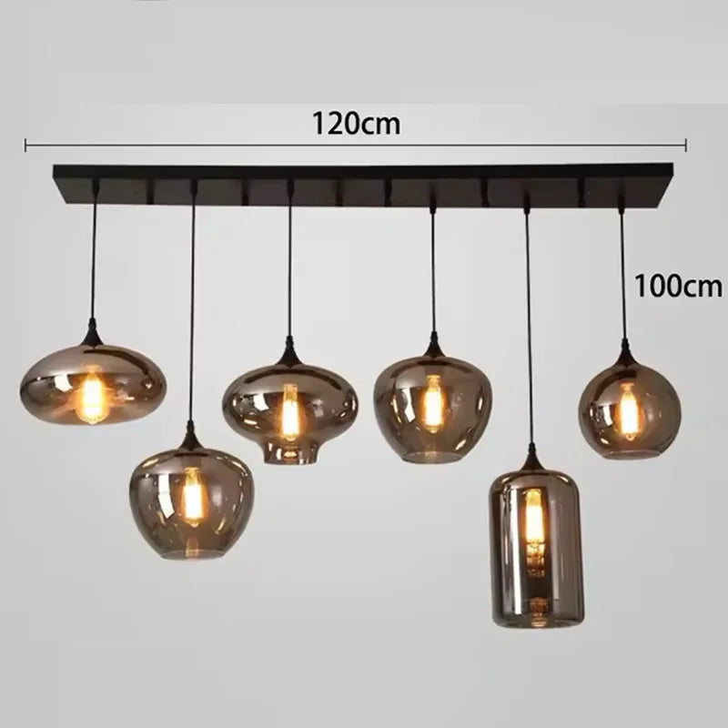 Lampada Sospensione Led Moderna In Acciaio Inossidabile Spazzolato per Soggiorno E Sala Da Pranzo