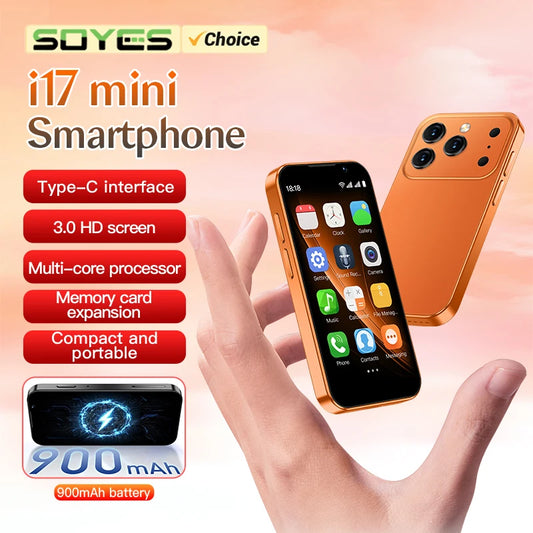 Soyes I17 Mini Smartphone 3.0 Pollici 2 Ram 16 Rom Dual Sim Doppia Fotocamera Android 9.0