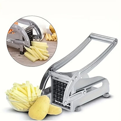 Set Utensili Da Cucina In Acciaio Inox Per Frutta Verdura Affettatrice Taglia Patatine E Tritatutto