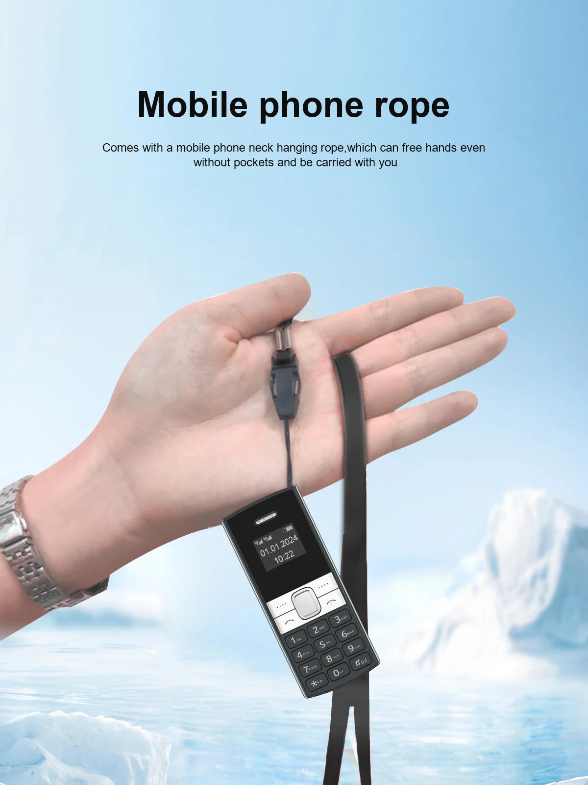 Servo BM150 Telefono Cellulare Mini Due Sim Registrazione Automatica Chiamate Blocco Lista Nera