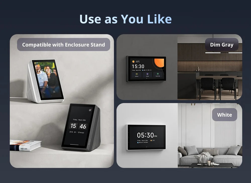 NSPanel Pro 120 Pannello Controllo Smart Home Monitoraggio Consumo Energetico Modulo Zigbee