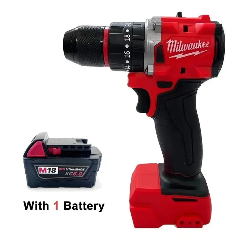 Milwaukee Kit Utensili 18V Trapano Avvitatore Percussione Smerigliatrice Angolare Sega Circolare Brushless
