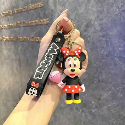 Portachiavi Anime di Halloween con Mickey, Portachiavi Cartoon Carino di Minnie, Ciondolo per Borsa Studenti, Portachiavi di Topolino, Regali di Natale