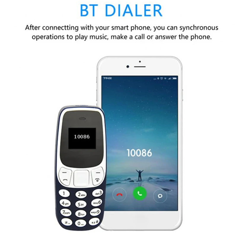 Telefono Mini Portatile L8star BM10 Doppia SIM Lettore MP3 FM Sbloccato Con Funzione Cambio Voce