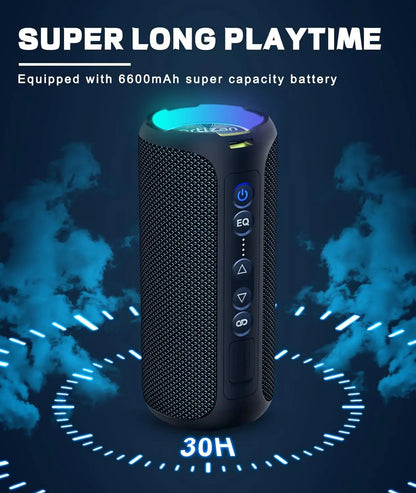 Altoparlante Ortizan Portatile 40 W Bassi Potenziati Impermeabile IPX7 30 Ore Bluetooth 5.3