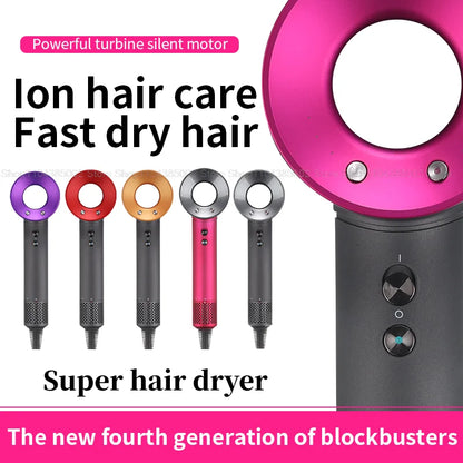 Accessorio Professionale Senza Lame per Asciugacapelli Dyson, Ioni Negativi, Asciugatura Rapida, Potente, per Casa, con Funzione Anti-Crespo, Elettrico