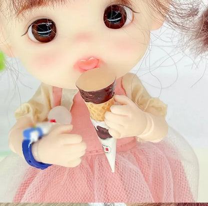 Miniatura Mini Gelato Birra Può Alimenti Snack Bevande Modello Per Blyth Ob11 Bambole Accessori Per Bambini Giochi Di Imitazione Supermercato Giocattoli