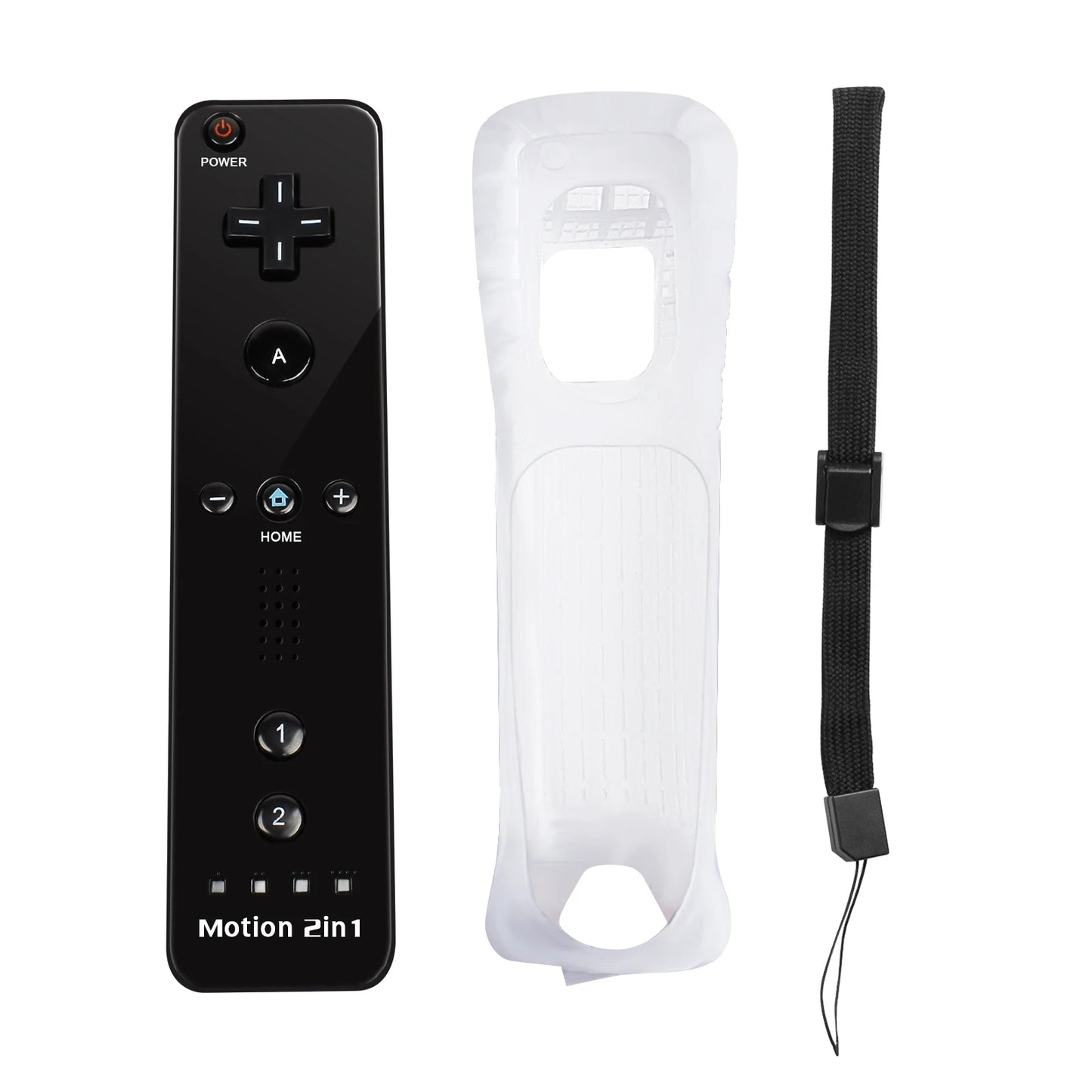 Set controller 2 in 1 per Nintendo Wii Joystick Motion Plus opzionale Gamepad remoto wireless con custodia in silicone Videogioco