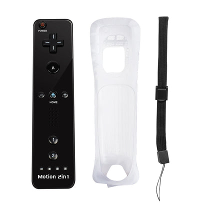Set controller 2 in 1 per Nintendo Wii Joystick Motion Plus opzionale Gamepad remoto wireless con custodia in silicone Videogioco