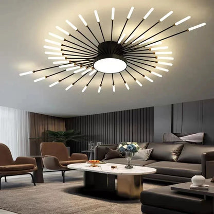 Lampada Da Soffitto Led A Forma Di Fiore Per Soggiorno E Camera Da Letto, Luce Moderna Sala Da Pranzo