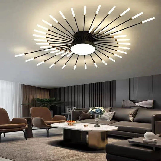 Lampada Da Soffitto Led A Forma Di Fiore Per Soggiorno E Camera Da Letto, Luce Moderna Sala Da Pranzo