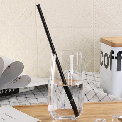 100 Cannucce di Carta Lunghe 7,75 Pollici Monouso per Frullati Cocktail Milkshake Caffetterie Ristoranti