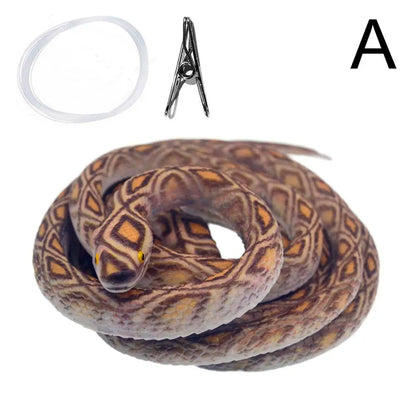 Serpente Di Gomma Finto 70 cm Realistico Per Scherzi Giocattolo Spaventa Regalo