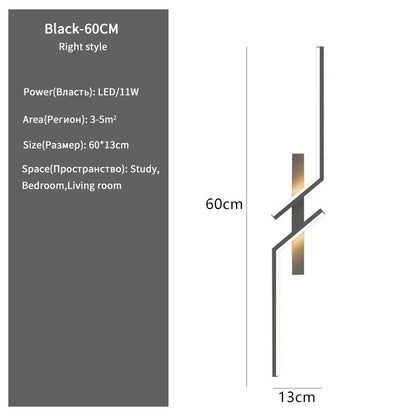 Lampada Da Parete A LED Per Camera Da Letto E Soggiorno Sconce Minimalista Con Illuminazione Uniforme