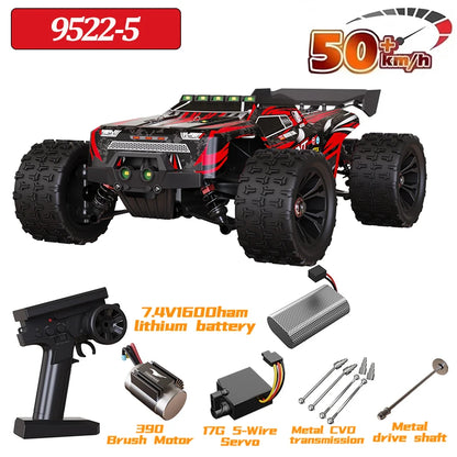 9522PRO 85KM/H Auto RC ad alta velocità Brushless a quattro ruote motrici Off-road Drift 1:16 Auto da corsa professionale 9522 50KM/H Giocattolo per ragazzi