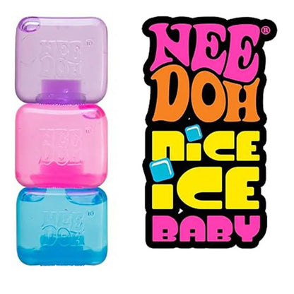 Dr Pepper x NeeDoh Nice Cube Squishy Toy Antistress, Cubo Morbido Antistress per Bambini e Adulti, Giocattolo Sensoriale per Alleviare l'Ansia