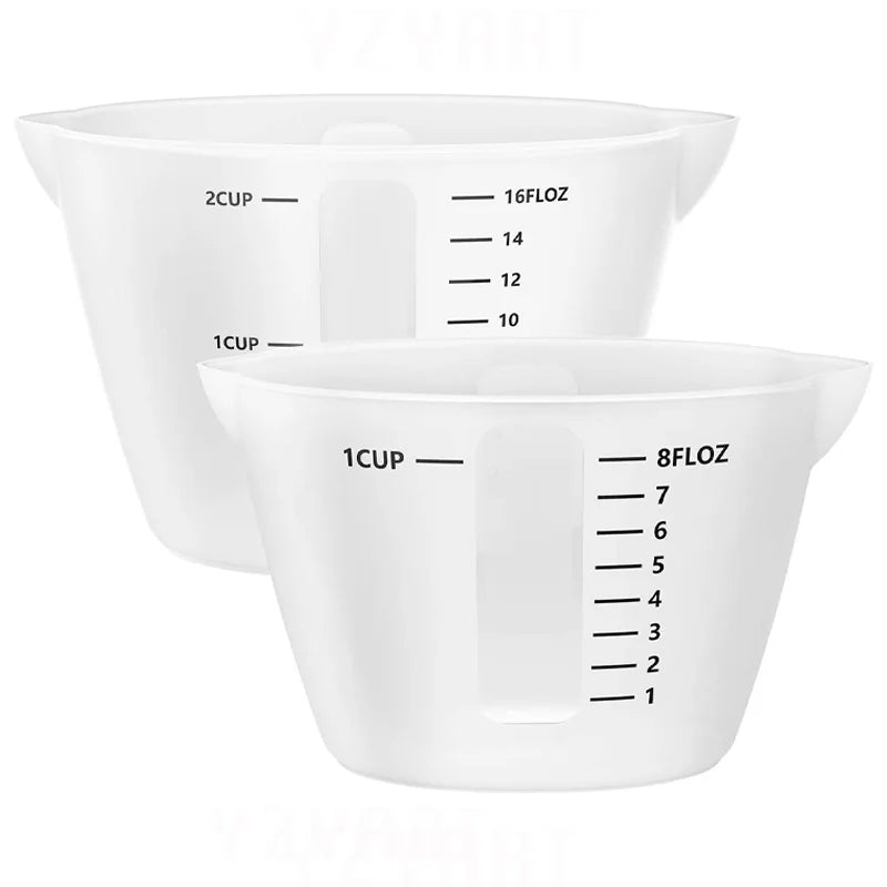 Misurini In Silicone Grandi 500 Ml E 250 Ml Per Colata Gioielli In Resina Epossidica