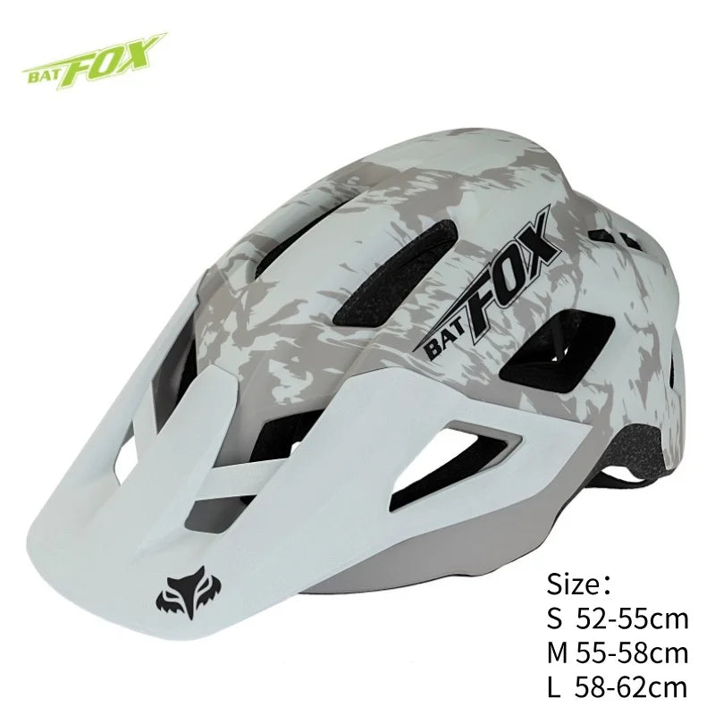 Casco Da Bicicletta Batfox Speedframe MTB Leggero Con Certificazione CE Aerodinamico E Protezione Affidabile