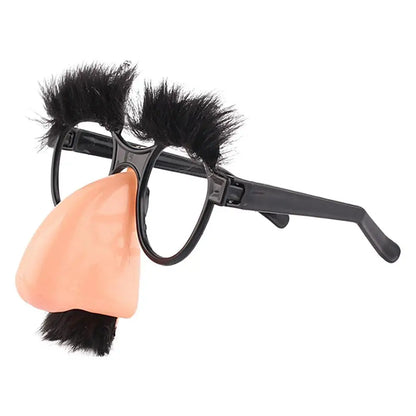 Naso Finto Grande Occhiali Divertenti Per Prank Party Bar Gag Scherzi Decorativi