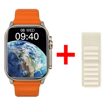 Nuovo Smartwatch 2026 Watch 10 Ultra 49mm con NFC, GPS, Chiamate Bluetooth, Musica BT, Giochi e Ricarica Wireless per Uomo e Donna