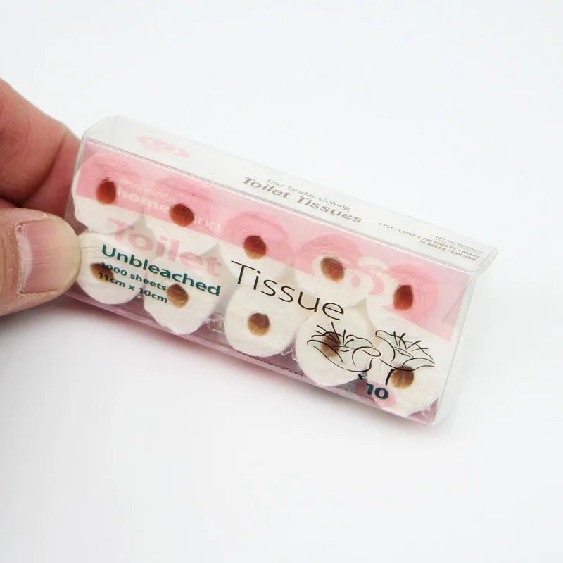 Rotolo Di Carta Igienica In Miniatura Scala 1 12 Per Casa Delle Bambole Accessorio Decorazione Bagno Giocattolo