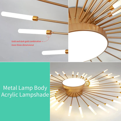 Lampada Da Soffitto Led A Forma Di Fiore Per Soggiorno E Camera Da Letto, Luce Moderna Sala Da Pranzo