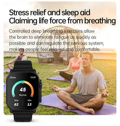 Nuovo Smartwatch da uomo 49mm Serie 8 2.3 "Schermo AMOLED Bussola NFC impermeabile per Apple Watch IWO Ultra 8 Smart Watch 2025 Android